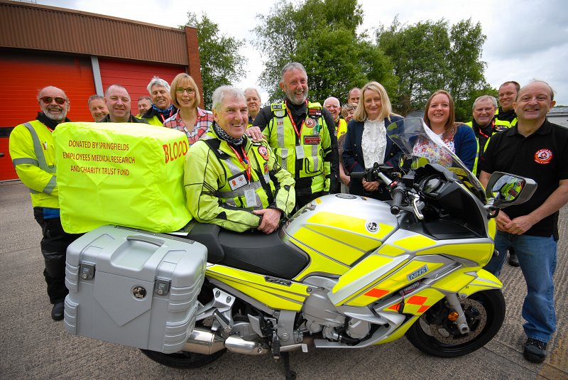 Blood bikers get a nuclear boost